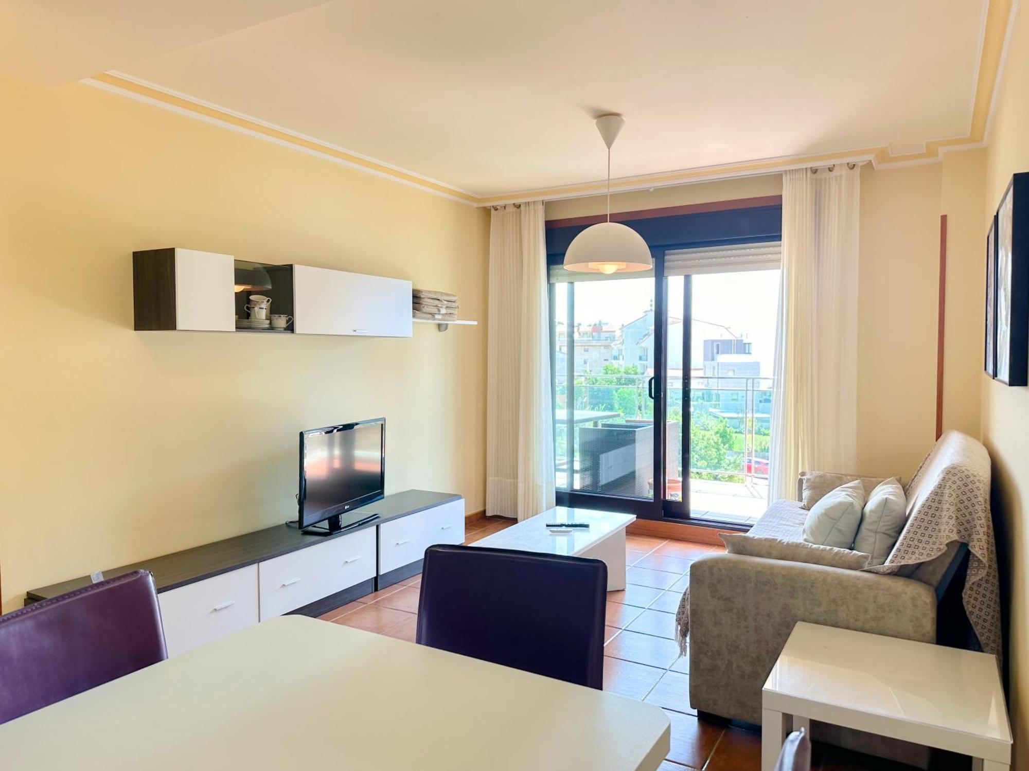 Apartamento Carabuxeira Playa Sanxenxo Dış mekan fotoğraf